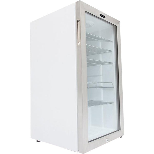 Whynter Beverage Refrigerator With Lock - Stainless Steel 120 Can Capacity - BR-128WS