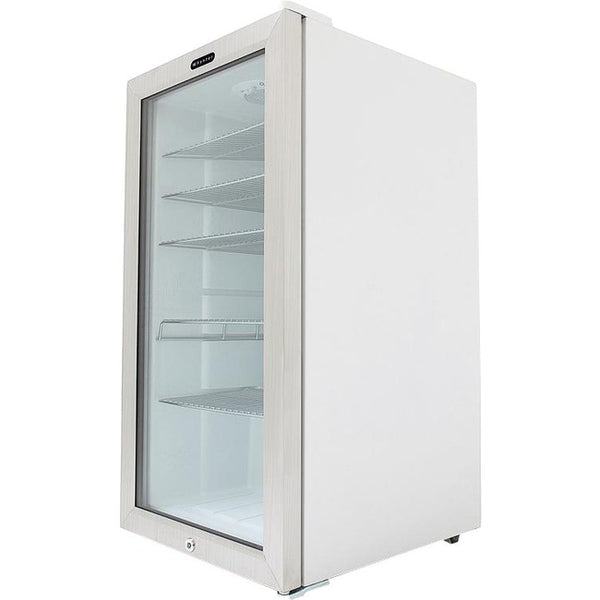 Whynter Beverage Refrigerator With Lock - Stainless Steel 120 Can Capacity - BR-128WS