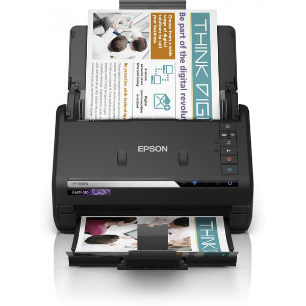 Epson FastFoto FF-680W Sheetfed Scanner - 600 dpi Optical - B11B237201