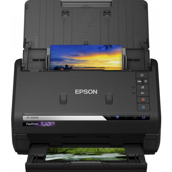 Epson FastFoto FF-680W Sheetfed Scanner - 600 dpi Optical - B11B237201