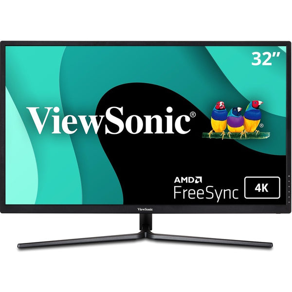 ViewSonic VX3211-4K-MHD 32 Inch 4K UHD Monitor with 99% sRGB Color Coverage, HDR10, FreeSync, HDMI, DisplayPort - VX3211-4K-MHD