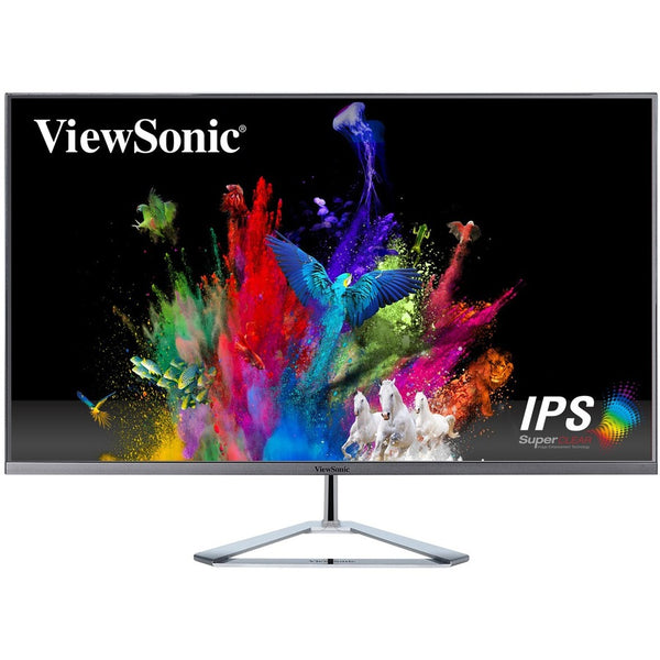 ViewSonic VX3276-2K-MHD 32 Inch Widescreen IPS 1440p Monitor with Ultra-Thin Bezels, HDMI DisplayPort and Mini DisplayPort - VX3276-2K-MHD