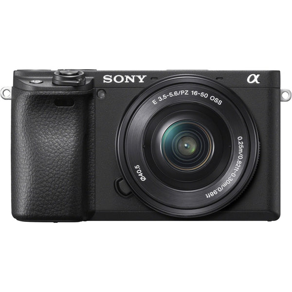 Sony Alpha &alpha;6400 24.2 Megapixel Mirrorless Camera with Lens - 0.63 - 1.97 - Black - ILCE6400L/B