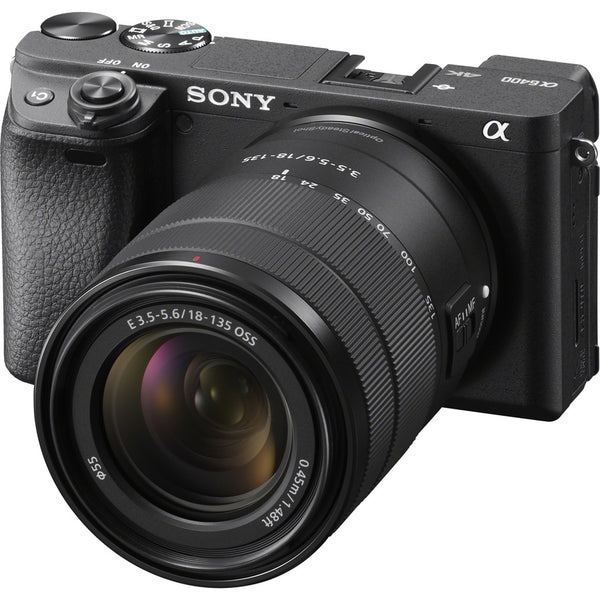 Sony Alpha &alpha;6400 24.2 Megapixel Mirrorless Camera with Lens - 0.63 - 1.97 - Black - ILCE6400L/B