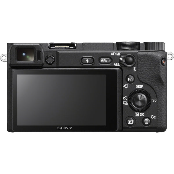 Sony Alpha &alpha;6400 24.2 Megapixel Mirrorless Camera with Lens - 0.63 - 1.97 - Black - ILCE6400L/B