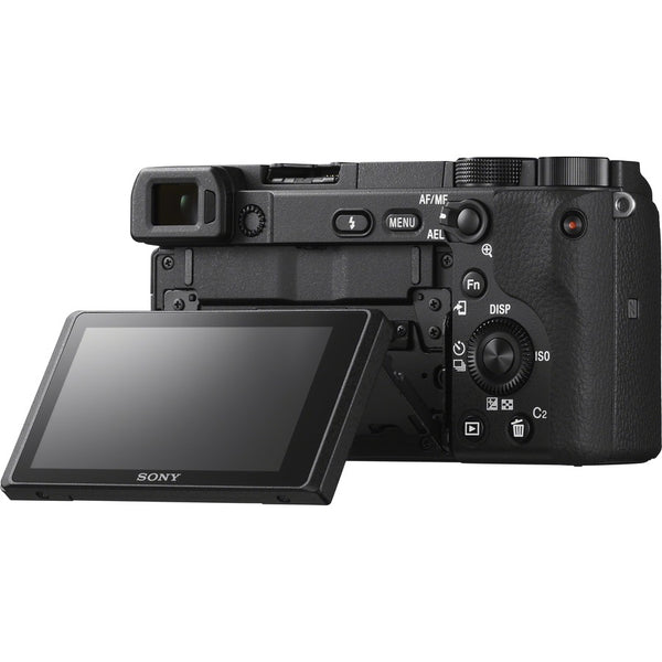 Sony Alpha &alpha;6400 24.2 Megapixel Mirrorless Camera with Lens - 0.63 - 1.97 - Black - ILCE6400L/B