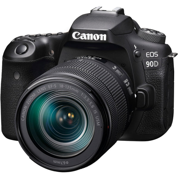 Canon EOS 90D 33 Megapixel Digital SLR Camera with Lens - 0.71 - 5.31 - Black - 3616C016