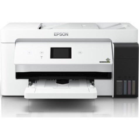 Epson EcoTank ET-15000 Inkjet Multifunction Printer-Color-Copier/Fax/Scanner-Automatic Duplex Print-33000 Pages-270 sheets Input-1200 dpi Optical Scan-Wireless LAN-Epson Connect-Epson iPrint-Mopria - C11CH96201