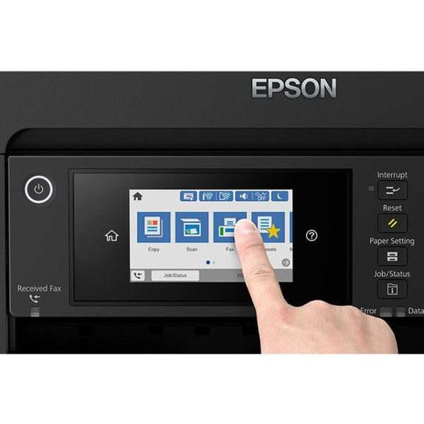 Epson WorkForce Pro WF-7840 Inkjet Multifunction Printer-Color-Copier/Fax/Scanner-4800x2400 dpi Print-Automatic Duplex Print-50000 Pages-500 sheets Input-1200 dpi Optical Scan-Color Fax-Wireless LAN-Epson Connect-Android Printing-Mopria - C11CH67201