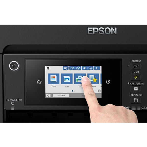 Epson WorkForce Pro WF-7820 Inkjet Multifunction Printer-Color-Copier/Fax/Scanner-4800x2400 dpi Print-Automatic Duplex Print-50000 Pages-250 sheets Input-1200 dpi Optical Scan-Color Fax-Wireless LAN-Epson Connect-Android Printing-Mopria - C11CH78201