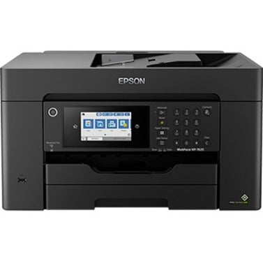 Epson WorkForce Pro WF-7820 Inkjet Multifunction Printer-Color-Copier/Fax/Scanner-4800x2400 dpi Print-Automatic Duplex Print-50000 Pages-250 sheets Input-1200 dpi Optical Scan-Color Fax-Wireless LAN-Epson Connect-Android Printing-Mopria - C11CH78201