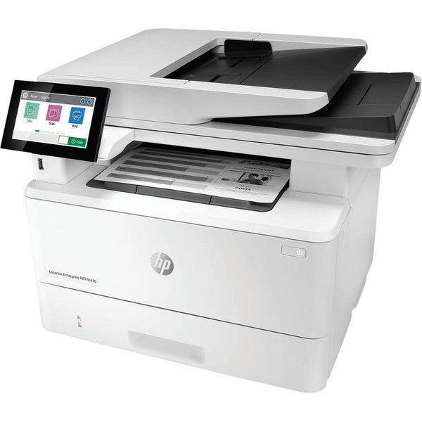 HP LaserJet M430f Laser Multifunction Printer-Monochrome-Copier/Fax/Scanner-42 ppm Mono Print-1200x1200 Print-Automatic Duplex Print-100000 Pages Monthly-350 sheets Input-Color Scanner-600 Optical Scan-Monochrome Fax-Gigabit Ethernet - 3PZ55A#BGJ