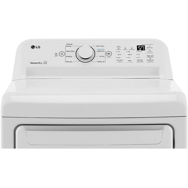 LG 7.3 cu. ft. Ultra Large Capacity Electric Dryer with Sensor Dry Technology - DLE7000W