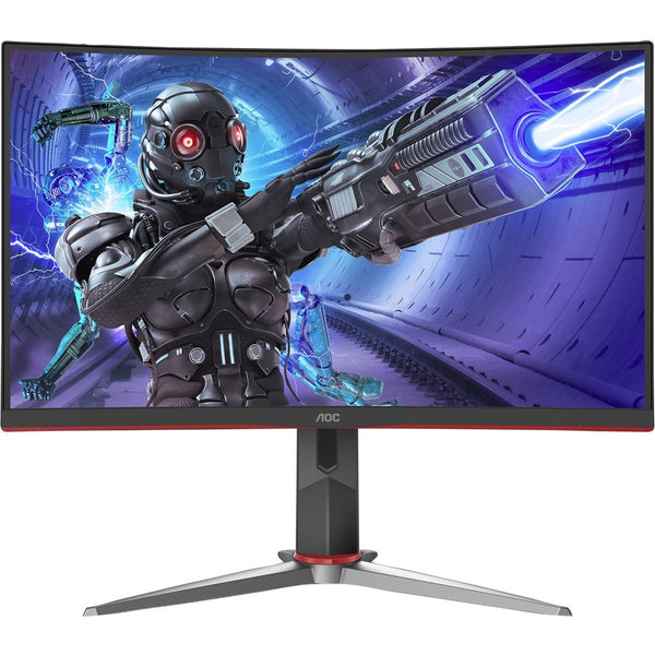 AOC C27G2 27 Class Full HD Curved Screen Gaming LCD Monitor - 16:9 - Black, Red - C27G2