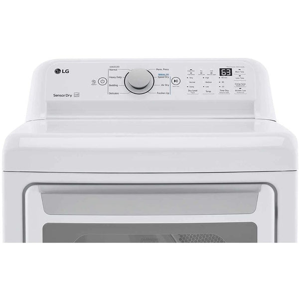 LG 7.3 cu. ft. Ultra Large Capacity Gas Dryer with Sensor Dry Technology - DLG7151W