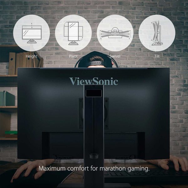 ViewSonic XG2431 24 Inch 1080p 0.5ms 240Hz Gaming Monitor with FreeSync Premium, Advanced Ergonomics, Eye Care, HDR400 - XG2431