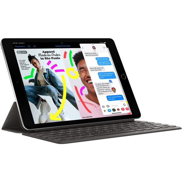 Apple iPad (9th Generation) A2602 Tablet - 10.2 - Apple A13 Bionic Hexa-core - 64 GB Storage - iPadOS 15 - Silver - MK2L3LL/A