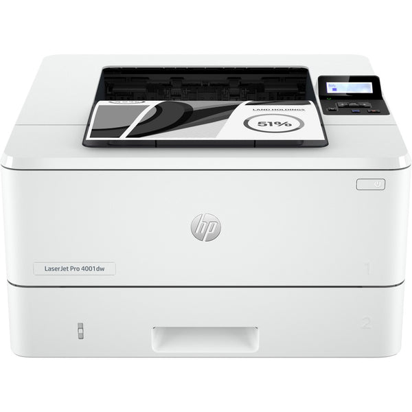 HP LaserJet Pro 4001 4001dw Desktop Wireless Laser Printer - Monochrome - 2Z601F#BGJ