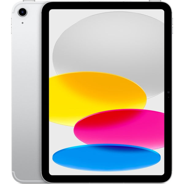 Apple iPad (10th Generation) A2757 Tablet - 10.9 - Apple A14 Bionic Hexa-core - 4 GB - 64 GB Storage - 5G - Silver - MQ6J3LL/A