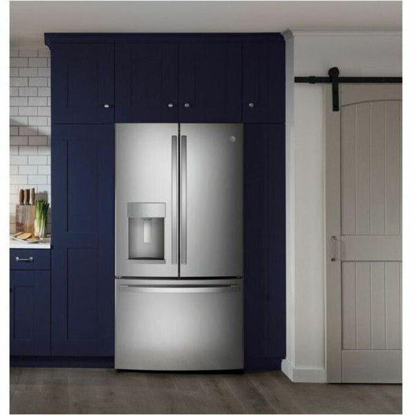 GE ENERGY STAR&reg; 27.7 Cu. Ft. Fingerprint Resistant French-Door Refrigerator - GFE28GYNFS