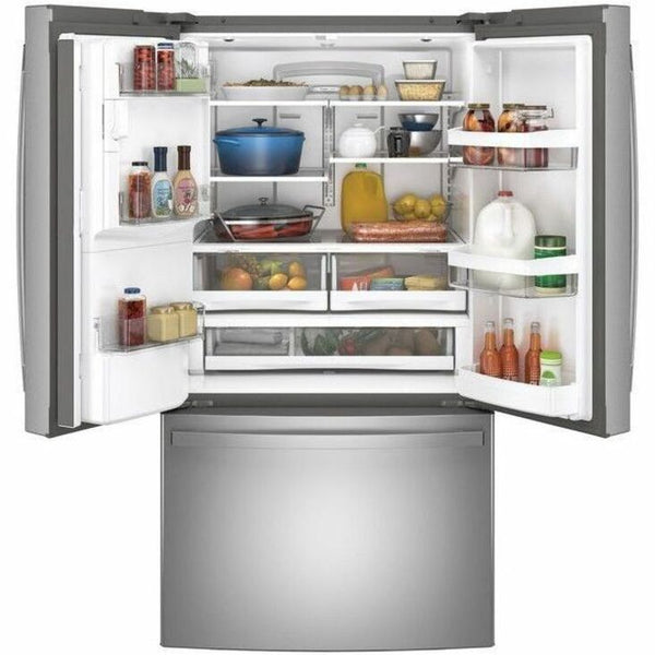 GE ENERGY STAR&reg; 27.7 Cu. Ft. Fingerprint Resistant French-Door Refrigerator - GFE28GYNFS