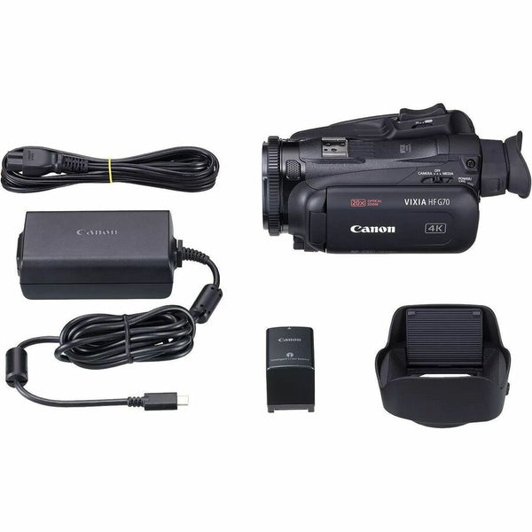 Canon VIXIA HF G70 Digital Camcorder - 3.5 LCD Touchscreen - 1/2.3 CMOS - 4K, Full HD - 5734C002