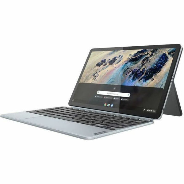 Lenovo IdeaPad Duet 3 Chrome 11Q727 82T6000EUS 10.9 Touchscreen Detachable 2 in 1 Chromebook - 2K - Qualcomm Kryo 468 - 4 GB - 128 GB Flash Memory - English Keyboard - Misty Blue - 82T6000EUS