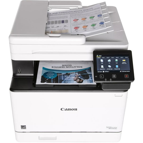 Canon imageCLASS MF753Cdw Wireless Laser Multifunction Printer - Color - White - 5455C010