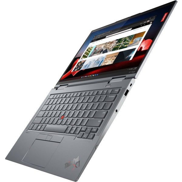 Lenovo ThinkPad X1 Yoga Gen 8 21HQ000CUS 14 Touchscreen Convertible 2 in 1 Notebook - WUXGA - Intel Core i7 13th Gen i7-1365U - vPro Technology - Intel Evo Platform - 16 GB - 512 GB SSD - English Keyboard - Storm Gray - 21HQ000CUS