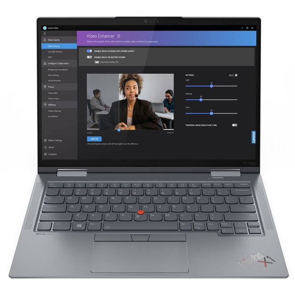 Lenovo ThinkPad X1 Yoga Gen 8 21HQ000CUS 14 Touchscreen Convertible 2 in 1 Notebook - WUXGA - Intel Core i7 13th Gen i7-1365U - vPro Technology - Intel Evo Platform - 16 GB - 512 GB SSD - English Keyboard - Storm Gray - 21HQ000CUS