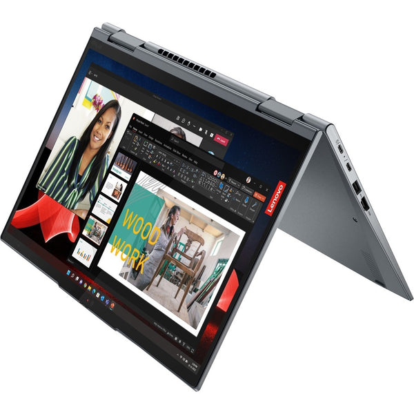 Lenovo ThinkPad X1 Yoga Gen 8 21HQ000CUS 14 Touchscreen Convertible 2 in 1 Notebook - WUXGA - Intel Core i7 13th Gen i7-1365U - vPro Technology - Intel Evo Platform - 16 GB - 512 GB SSD - English Keyboard - Storm Gray - 21HQ000CUS