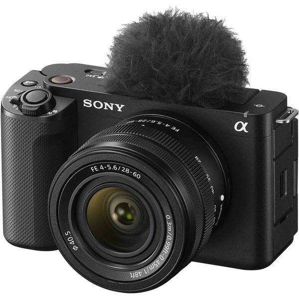Sony Alpha ZV-E1L 12.1 Megapixel Full Frame Sensor Mirrorless Camera with Lens - 1.10" - 2.36" - Black - ILCZVE1L/B