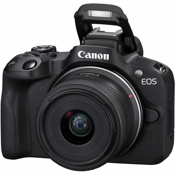 Canon EOS R50 24.2 Megapixel Mirrorless Camera with Lens - 0.71 - 1.77 - Black - 5811C012