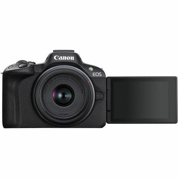 Canon EOS R50 24.2 Megapixel Mirrorless Camera with Lens - 0.71 - 1.77 - Black - 5811C012