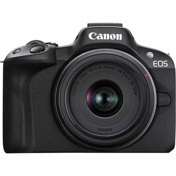 Canon EOS R50 24.2 Megapixel Mirrorless Camera with Lens - 0.71 - 1.77 - Black - 5811C012