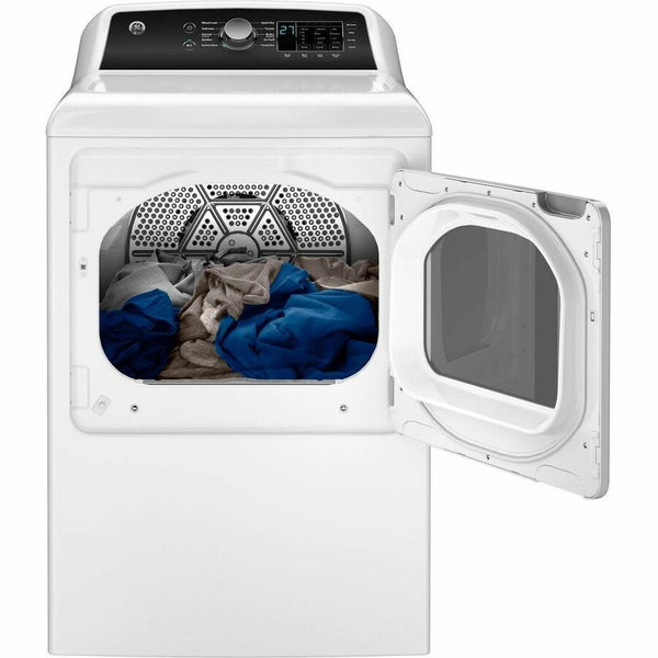 GE 7.4 cu. ft. Capacity with Sensor Dry Electric Dryer - GTD58EBSVWS