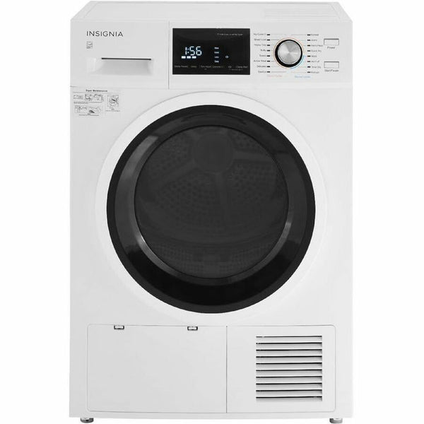 Insignia 4.4 Cu. Ft. 16-Cycle Stackable Electric Dryer with Ventless Drying - White - NS-FDRE44W1