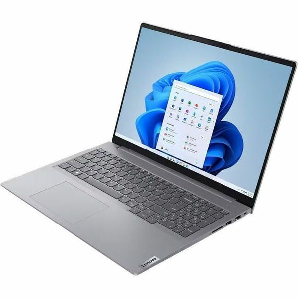 Lenovo ThinkBook 16 G6 IRL 21KH000FUS 16 Touchscreen Notebook - WUXGA - Intel Core i7 13th Gen i7-1355U - 16 GB - 512 GB SSD - English (US) Keyboard - Arctic Gray - 21KH000FUS