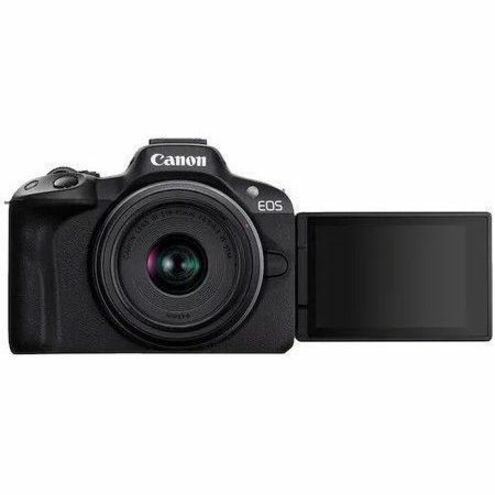 Canon EOS R50 24.2 Megapixel Mirrorless Camera with Lens - 0.71 - 1.77 (Lens 1), 2.17 - 8.27 (Lens 2) - Black - 5811C022