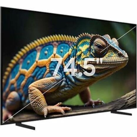 Samsung Q60D QN75Q60DAF 74.5 Smart LED-LCD TV - 4K UHDTV - High Dynamic Range (HDR) - Black - QN75Q60DAFXZA