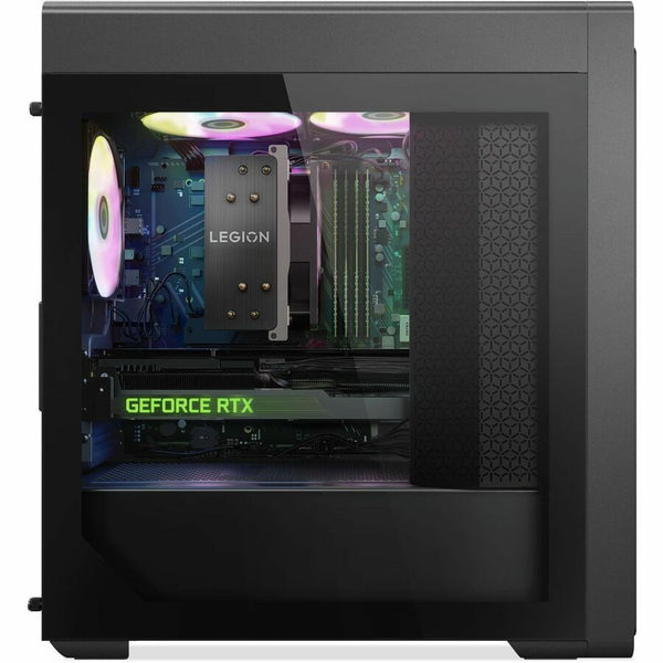 Lenovo Legion T5 26ARA8 90UX000XUS Gaming Desktop Computer - AMD Ryzen 7 7700 - 16 GB - 1 TB SSD - Tower - Storm Gray - 90UX000XUS