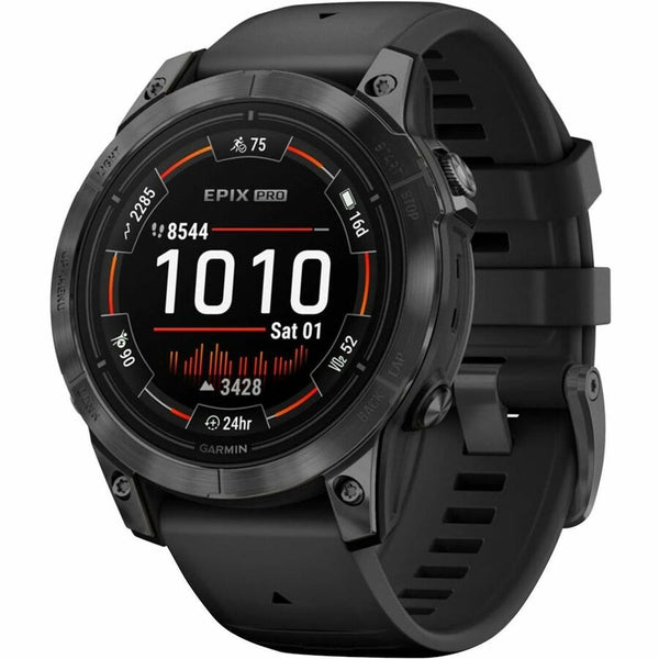 Garmin epix Pro Standard Edition 2nd generation - slate gray fiber-reinforced polymer - Yes smart watch with band - black - 32 GB -