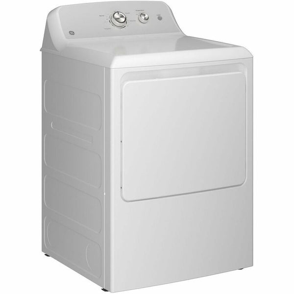 GE Appliances 7.2 cu. ft. Capacity Gas Dryer with Up To 120 ft. Venting and Reversible Door - GTD38GASWWS