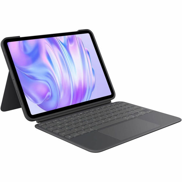 Logitech Combo Touch iPad Pro 11-inch (M4)(2024) Keyboard Case - Detachable backlit keyboard with kickstand, comfortable typing, multi-use mode - Graphite - 920-012659
