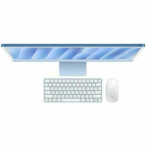 Apple iMac MWV13LL/A All-in-One Computer - Apple M4 - 16 GB - 256 GB SSD - 24 4.5K - Desktop - Blue - MWV13LL/A