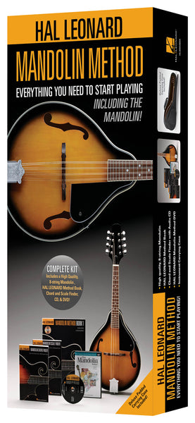 Hal Leonard - Mandolin Method Pack - Orange/Black/White/Gray -