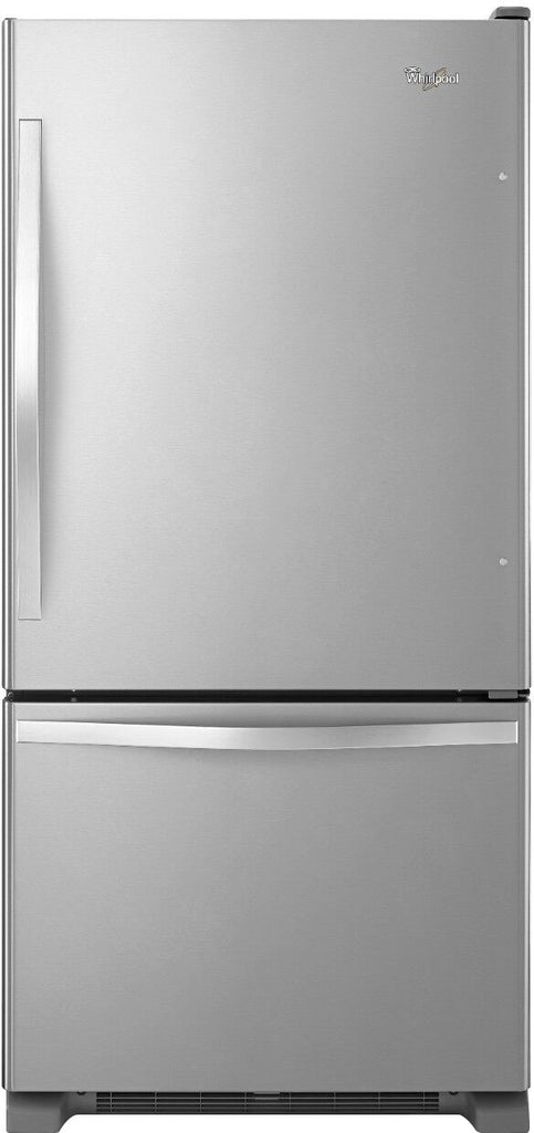 Whirlpool - 21.9 Cu. Ft. Bottom-Freezer Refrigerator - Stainless Steel -