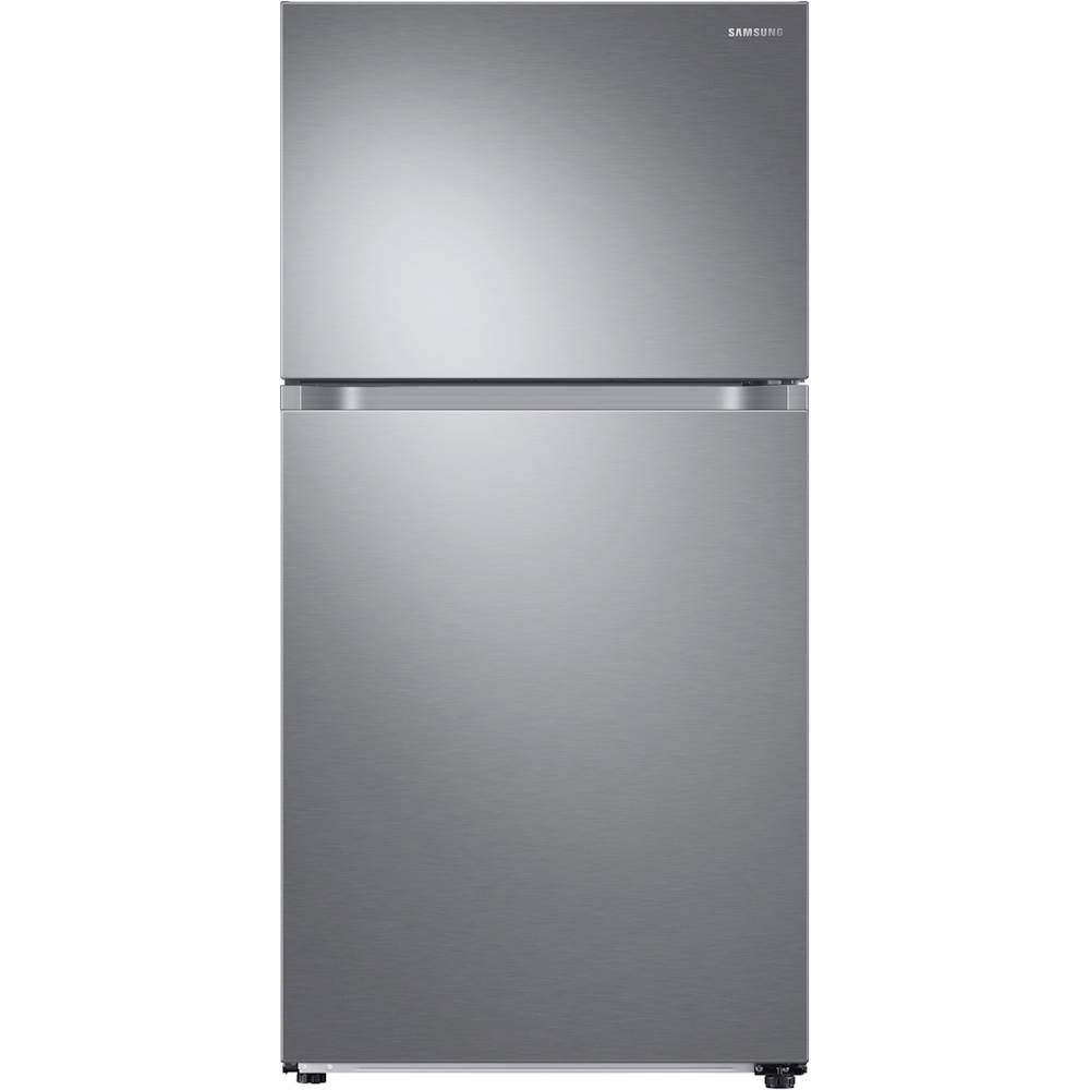 Samsung RT21M6215SR - refrigerator/freezer - top-freezer - freestanding - stainless steel -
