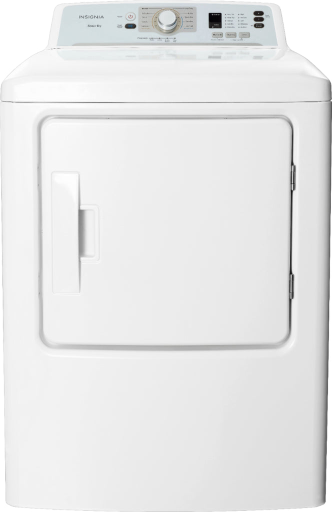 Insigniaâ¢ - 6.7 Cu. Ft. Gas Dryer with Sensor Dry and My Cycle Memory - White -