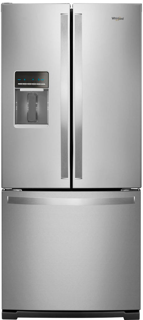 Whirlpool - 19.7 Cu. Ft. French Door Refrigerator - Stainless Steel -